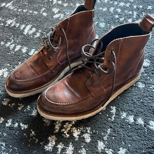 Bed Stu brown leather boots. Worn fewer than six times. Excellent condition